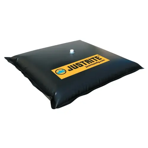 Justrite 28468 Water Filled Drain Covers, Black, 30 in x 30 in