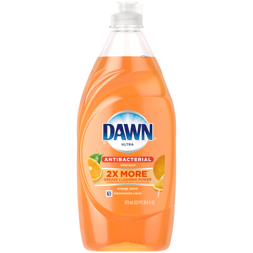 Dawn Dish Wash Ultra Anti-Bacterial Orange, 19.4 Fluid Ounces