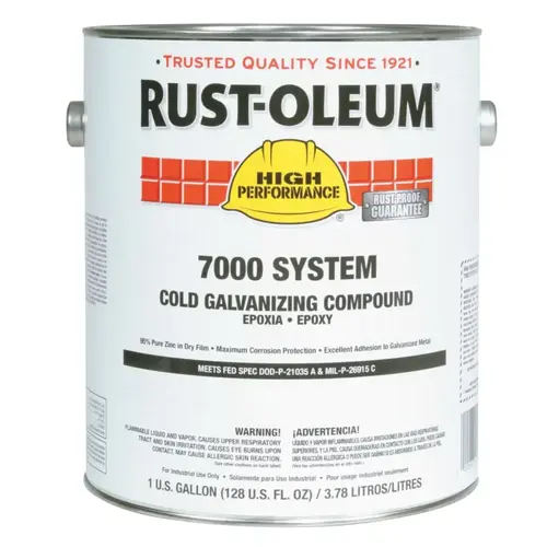 7000 System Cold Galvanizing Compound, 1 gal Can Gray - pack of 2