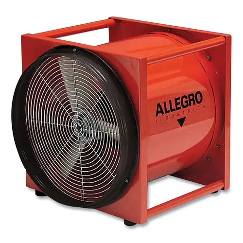 Allegro Industries, Inc 952550EX Axial AC Explosion-Proof (EX) High Output Metal Blower, 1-1/2 hp, 115 V/208 V, 230 V, 20 in Blower Only