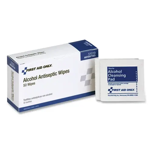 Alcohol Antiseptic Wipe, Individually Wrapped - pack of 20