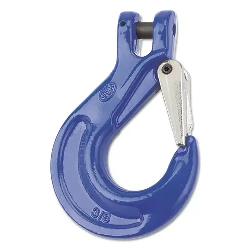 Peerless 8418900 V10 Clevis Sling Hooks with Latch, 7/8 in Chain, 2.79 in Bail, 42,700 lb Load