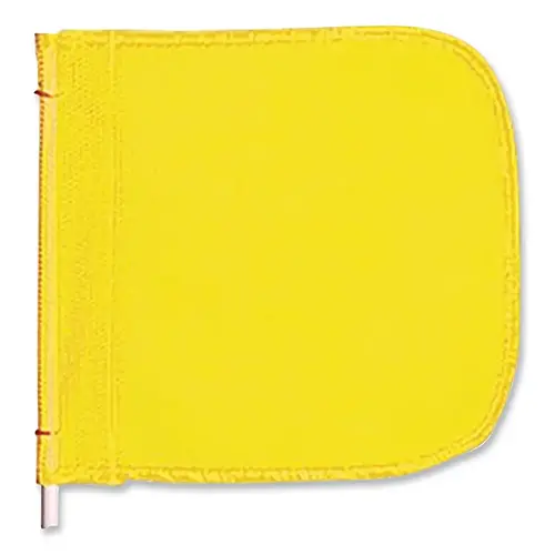 CHECKERS FS9024Y Replacement Warning Whip Flag, 12 in x 11 in, Yellow