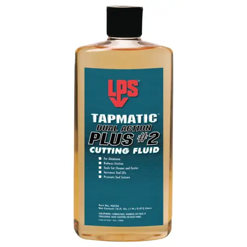 LPS 40220 Tapmatic Dual Action Plus #2 Cutting Fluids, 16 oz, Bottle Clear - pack of 12