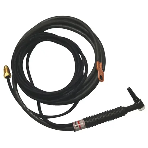 WP-9 Air Cooled Tig Torch Kit, Angled Head, 3/4 in Handle, 12.5 ft Cable