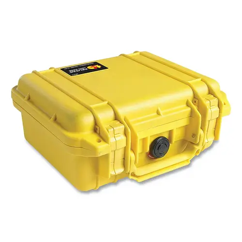 Protector Case  Series Small Case, 1200NF/WL, 0.16 ft , 9.25 in L x 7.12 in W x 4.12 in H Interior, Yellow