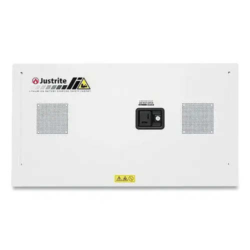 Justrite 231703 LITHIUM-ION BATTERY CHARGING CABINET, M/C, GRAY