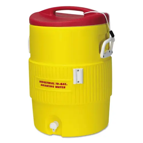 Igloo 765 400 Series Coolers, 10 gal, Red, Yellow