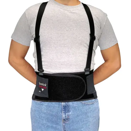 Allegro Industries, Inc 7190-02 Spanbak Back Supports, Medium, Black