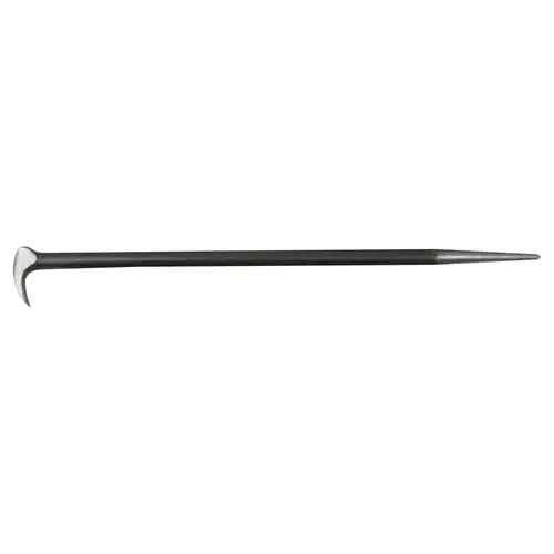Mayhew 40152 Ladyfoot Pry Bar, 16 in L x 5/8 in Stock, Right Angle Chisel/Pointed, Round
