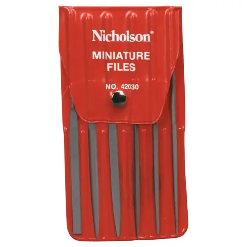 Assorted Hobby File Sets, Mini, 5 1/2 in, 6 per set