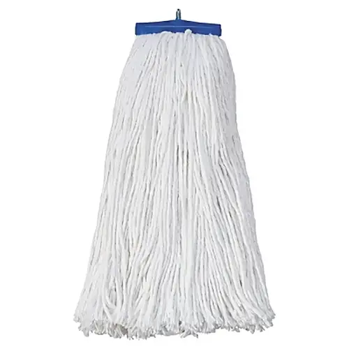 BOARDWALK 720R Cut-End Wet Mop Head, 20 oz, Lie-Flat Rayon Fiber White - pack of 12