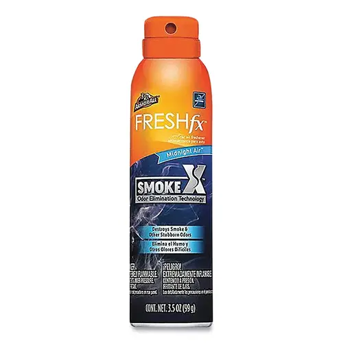 ARMOR ALL 18960 Car Air Fresheners, Smoke X  Aerosol Spray, Midnight Air Scent - pack of 24