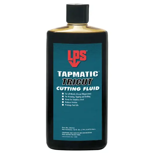 LPS 05316 Tapmatic TriCut Cutting Fluids, 16 oz, Bottle Dark Brown - pack of 12