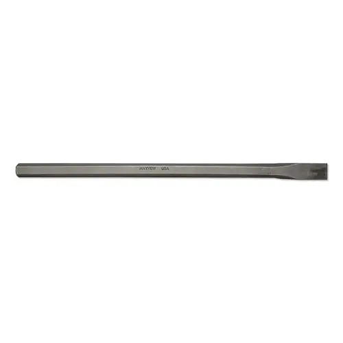 Mayhew 70213 Extra Long Cold Chisels, 12 in Long, 3/4 in Cut, Sand Blasted, 6 per box - pack of 6