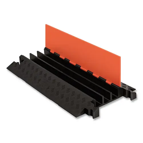 CHECKERS GD3X225O/B Guard Dog  General Purpose Cable Protector, 3 in H x 20 in W x 36 in L, 3 Channel, ADA Ramps, O/B