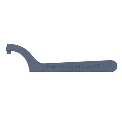 MARTIN TOOLS 464 Pin Spanner Wrenches, 4 in Opening, Pin, Forged Alloy Steel, 10 in