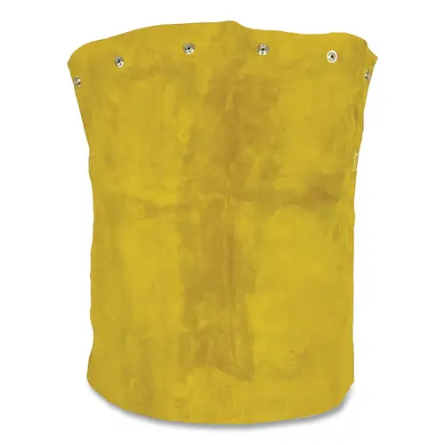 Tillman 31203X Cowhide Bib, Cotton Strap, Side Release Buckle, 20 in L, 3X-Large, Brown