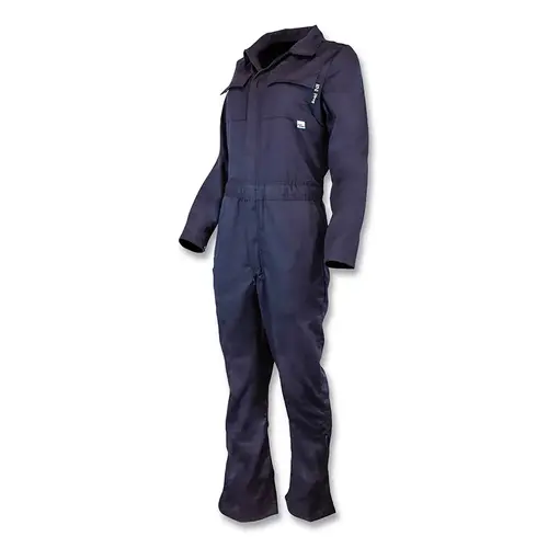 NEESE VU7LCANV-M 7 oz Women's Ultra-Soft FR Coverall, Navy, Medium