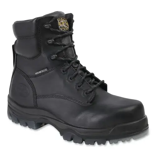 OLIVER BY HONEYWELL 45646C-BLK-120 45 Series Composite Toe Safety Boots, Size 12, 7 in H, Leather, Rubber, Black Pair