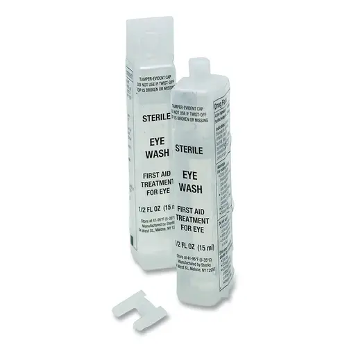MEDI-FIRST 19868 Medi-Wash Eyewash Solution, 0.5 oz, Tube