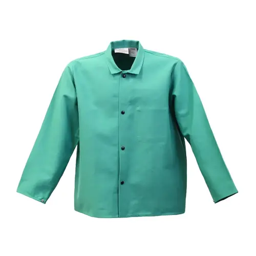 Stanco FR630XLT Flame Resistant Jacket, X-Large, Cotton Blend, Green