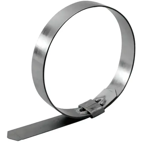 STRAPBINDER HBJS210 Hosebinder Smooth-Seal Pre-Formed Clamp, 2 3/4" Hose ID, Stainless Steel - pack of 50