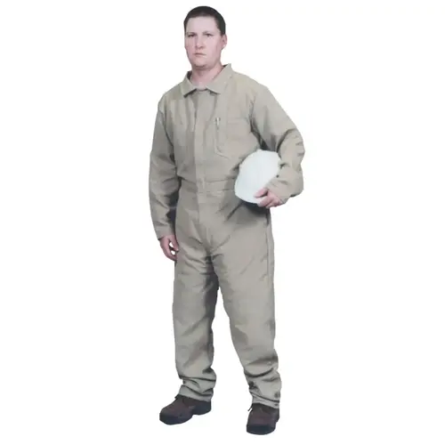 Stanco NX4681TNL Nomex IIIA Aramid Coveralls, Tan, Large