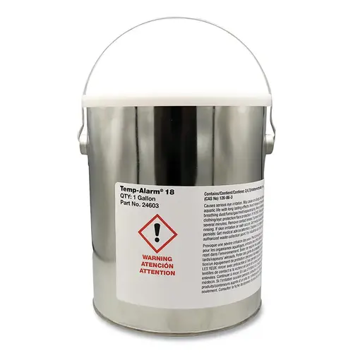 TEMPIL 24603 Temp-Alarm  Time and Temperature Signaling Paint, 1 gal, Clear
