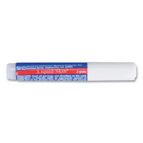 LIQUID SKIN 92848 Liquid Bandage, 4 in W, 3 in L, 0.5 g, Pipette