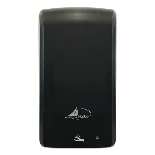 HARBOR MIST H100BE1 X10 Hand Cleaner/Sanitizer Dispenser System, Electronic, 1250 mL, Black, Includes Batteries