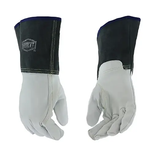 IRONCAT 6144/L 6144 Premium Top Grain Kidskin Leather TIG Welding Gloves, Large, Brown Pair