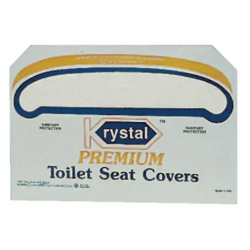KRYSTAL CLEAN K5000 KRYSTAL SEATCOVERS White - pack of 20