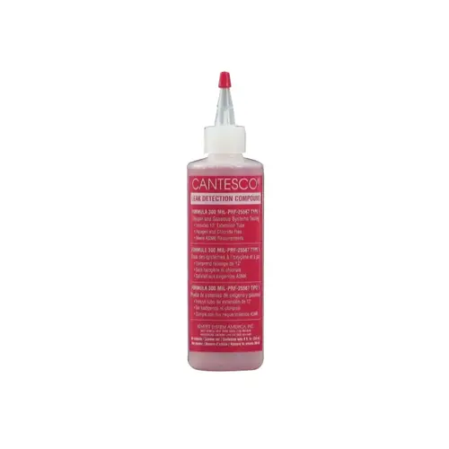 CANTESCO 30008 Leak-Detection Compound, 8 oz Bottle Clear