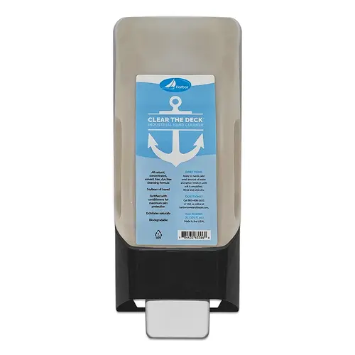 HARBOR MIST H633D Harbor Mist  Clear the Deck  Industrial Hand Cleaner Dispenser System, 3000 mL, Black, Used with H633IC
