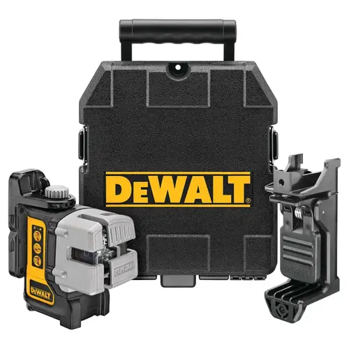 DEWALT DW089K Three Beam Line Lasers, 165 ft Range Red