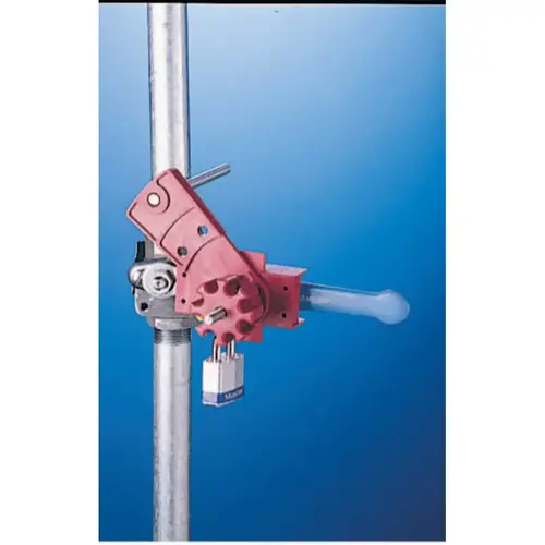 Brady 65401 Universal Ball Valve Lockouts, Large, Red