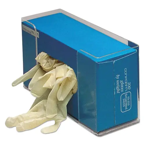 Prinzing Glove Dispenser, Single, 5-1/4 in H X 10-3/4 in W Clear