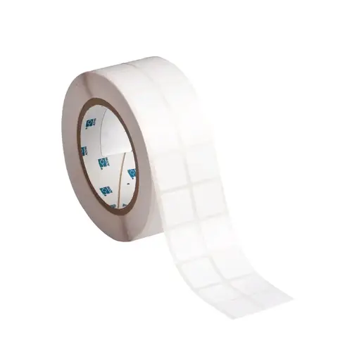 Brady THT1414813 StainerBondz Slide Labels, 0.91 in x 0.9 in, White
