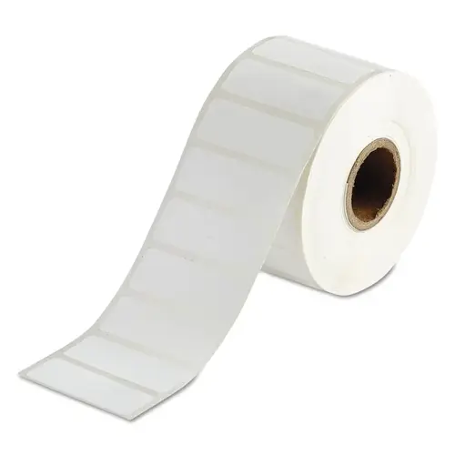 Brady THT1554901.5SC Freezerbondz Thermal Transfer Printer Labels, 0.27 in x 1 5/8 in, White