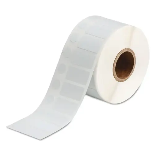 Brady THT2504921.5SC Freezerbondz Thermal Transfer Printer Labels, 1 in, White