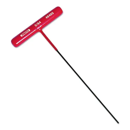 T-Handle Hex Keys, 7/64 in, 6 in Long