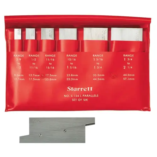 154 Series Adjustable Parallel Set, 3/8 in to 2-1/4 in