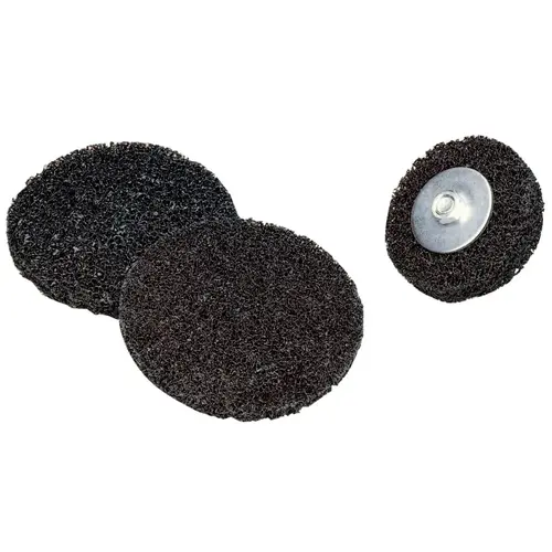 Scotch-Brite 048011-00957 Clean and Strip Disc Pads, 8 X 1/2, 3,500 rpm, Silicon Carbide Black - pack of 15