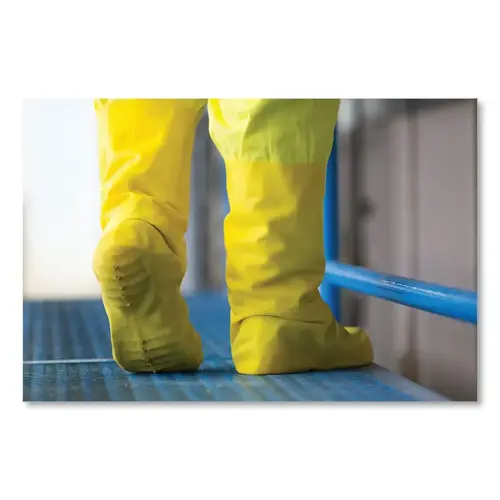 OnGuard 9759100.LG Latex Chemical Boot Cover, 12 in, Large, Latex Rubber, Yellow