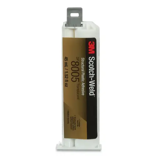 Scotch-Weld 05112899352 Scotch-Weld  Structural Plastic Adhesive, DP8005, 1.52 fl oz, Cartridge, Black