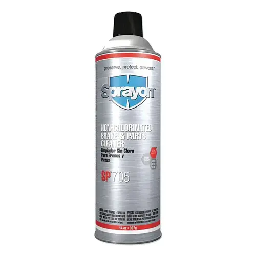 Sprayon SC0705000 SP 705 Non-Chlorinated Brake and Parts Cleaner, 20 oz Capacity, Aerosol Can, Mild Solvent Scent Colorless - pack of 12