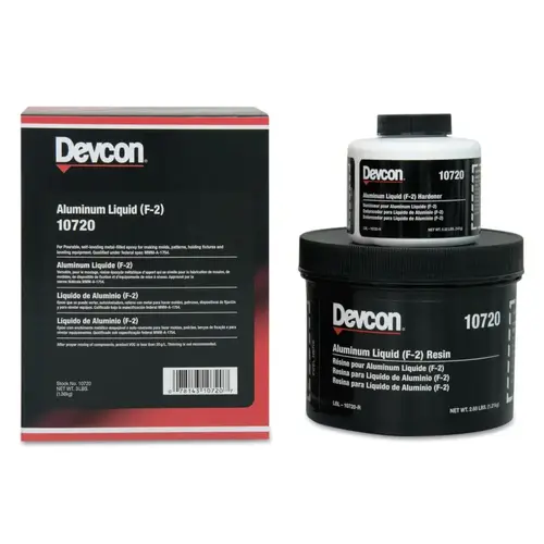 Devcon 10720 Aluminum Liquid (F-2), 3 lb, Kit, Aluminum