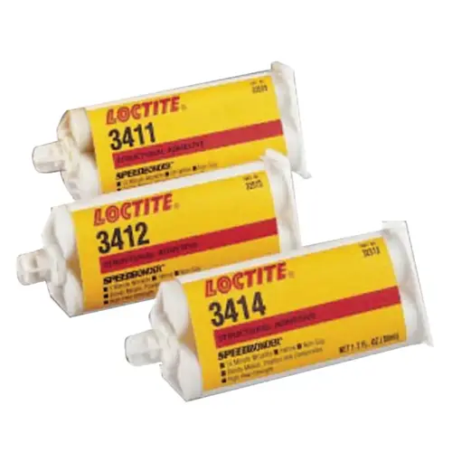 3414 Speedbonder Structural Adhesive, Non-Sag, 50 mL, Yellow - pack of 10