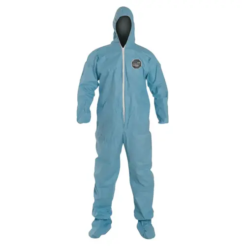 DuPont TM127S2XL ProShield  6 SFR Coverall with Attached Hood, Blue, 2X-Large